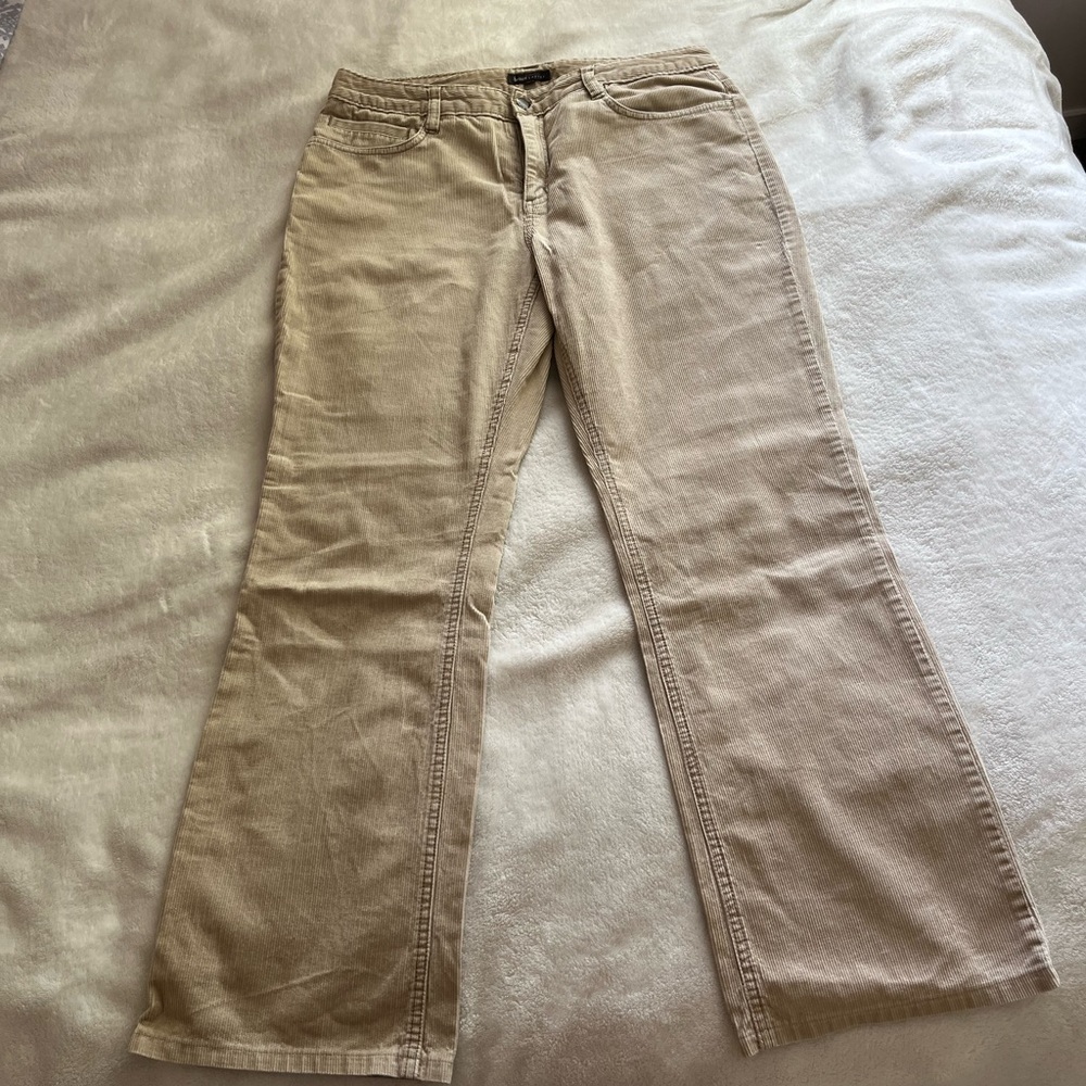 Tan low rise Jeans boot cut